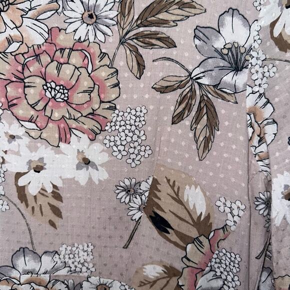 Altar’d State Floral Bell Sleeve Fit & Flare Dress Size Medium - Picture 4 of 14